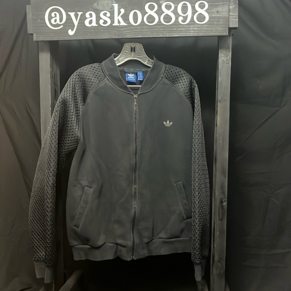 Adidas- black full zip jacket